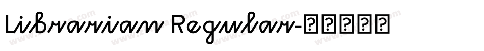 Librarian Regular字体转换
